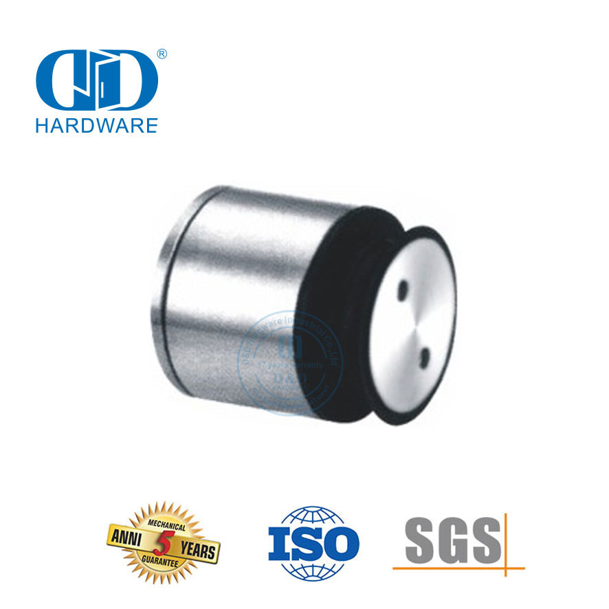 Raccord de porte en verre en acier inoxydable, fixation à un point, quincaillerie pour porte coulissante, Pivot-DDGP025