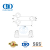 Connecteur en verre horizontal en T en acier inoxydable, pivot de porte en verre, porte coulissante Hardware-DDGP018