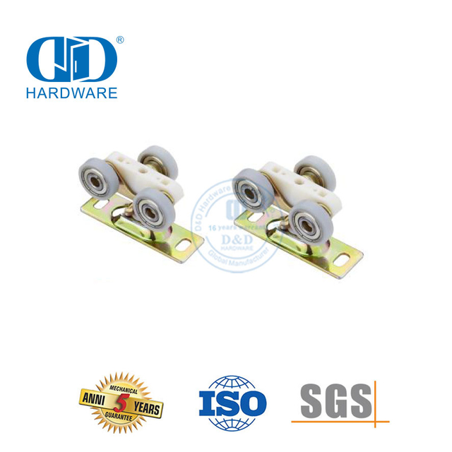 Quincaillerie de porte de garage solide et robuste en acier inoxydable, quincaillerie de porte de grange en bois, porte de poche Hardware-DDBD052