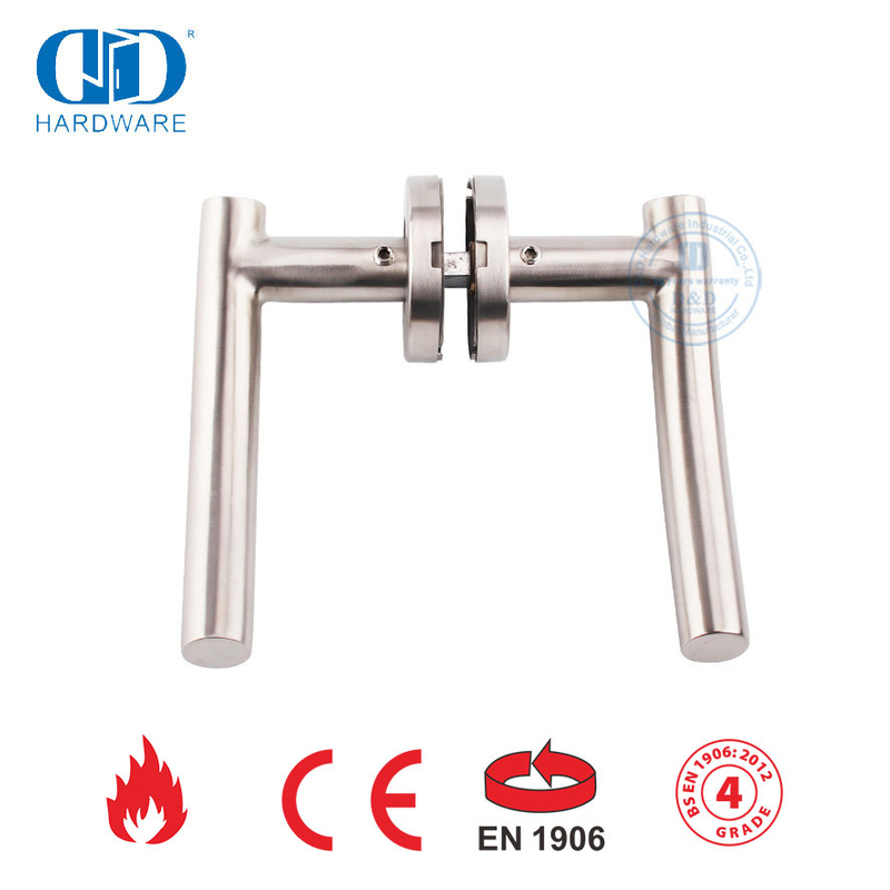 Poignées à levier en tube à rosace ronde SUS 304 avec certification EN 1906-DDTH005-SSS