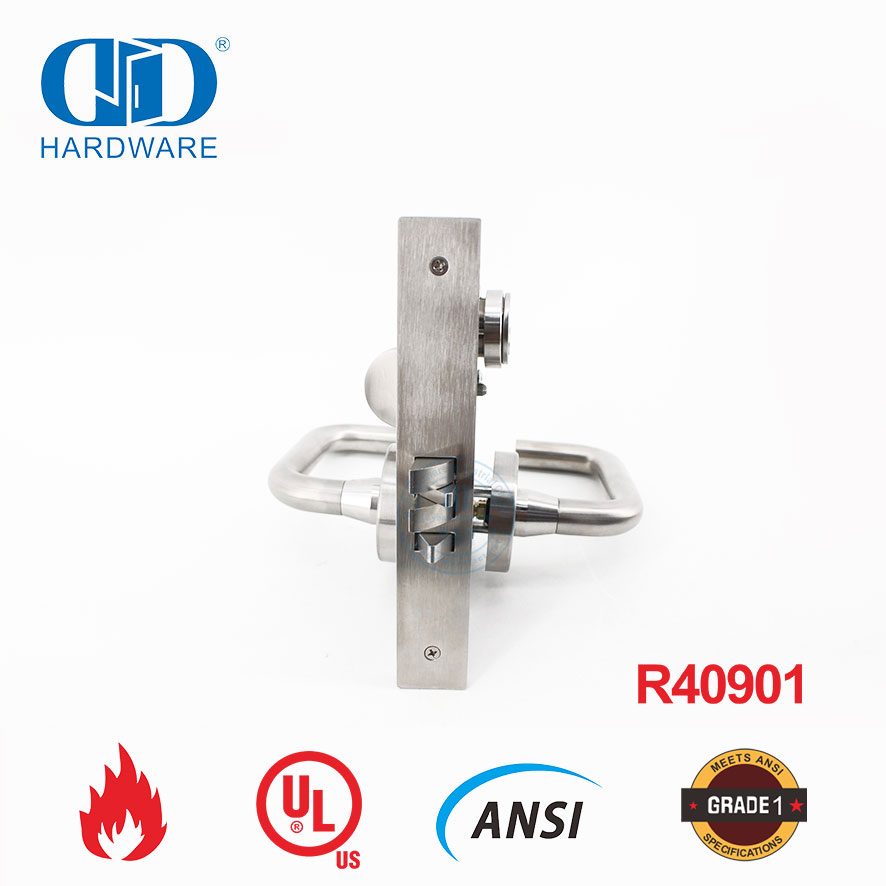 Serrure à mortaise ignifuge homologuée UL pour porte de salle de classe-DDAL05