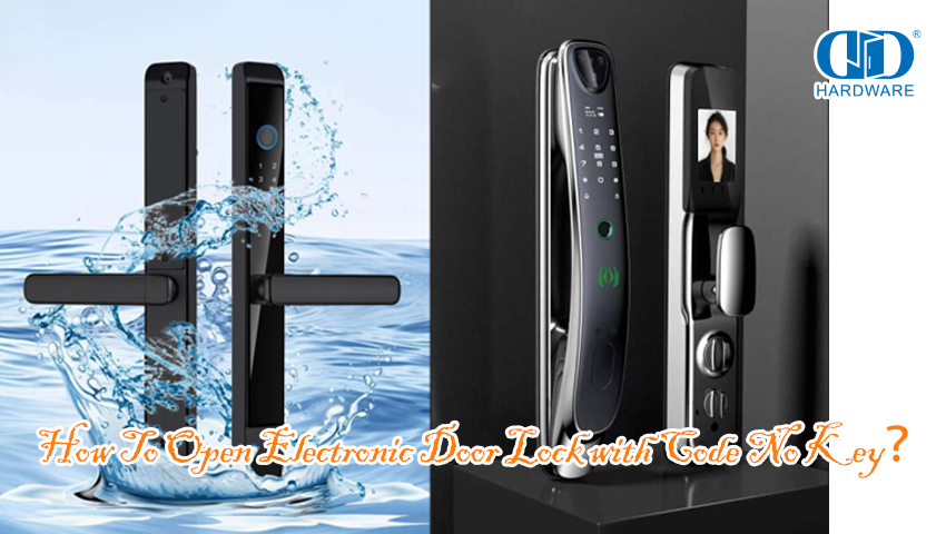 How To Open Electronic Door Lock with Code No Key？.jpg