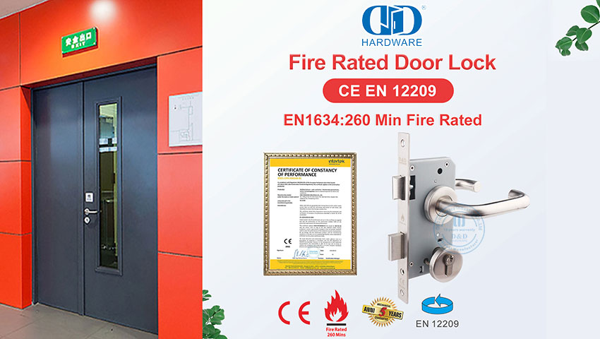 Serrure de porte certifiée D&D CE